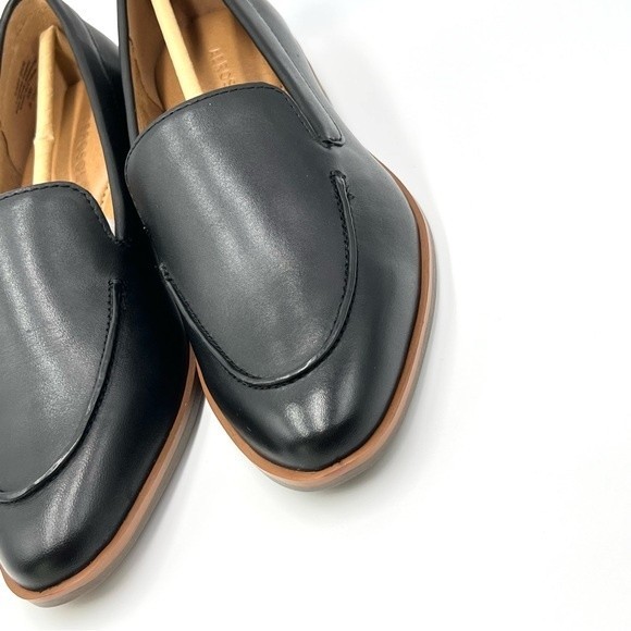 NEW Aerosoles Womens Size 6 Black Leather East‎ Side Slip On Loafers Shoes - Picture 4 of 12